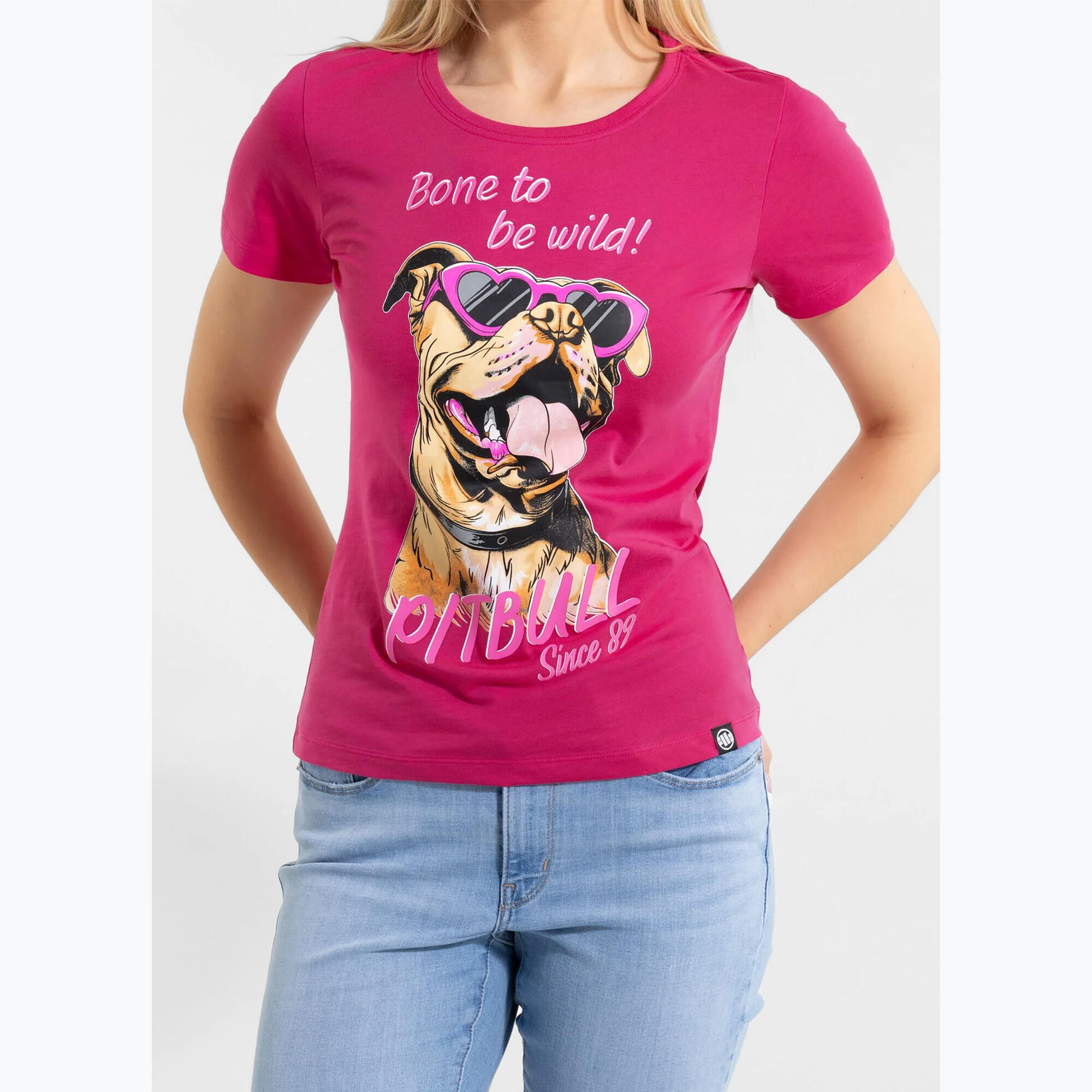 T-shirt femme Pitbull Synglasses Dog 3/5