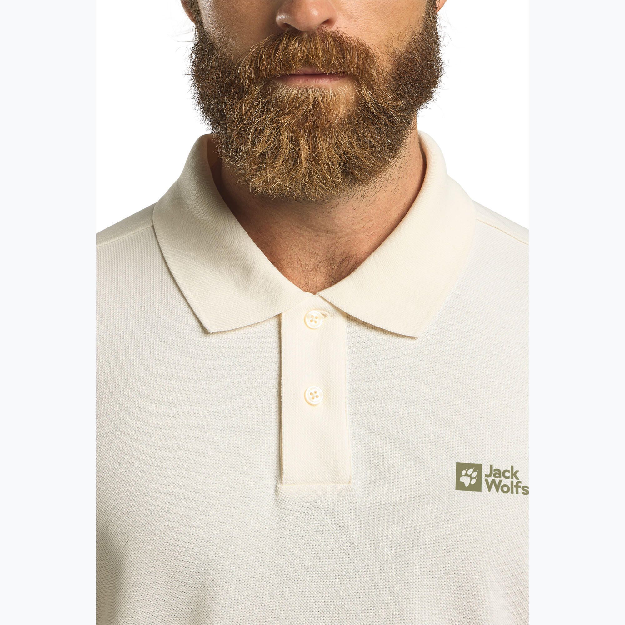 Camiseta polo masculina Jack Wolfskin Essential 3/5