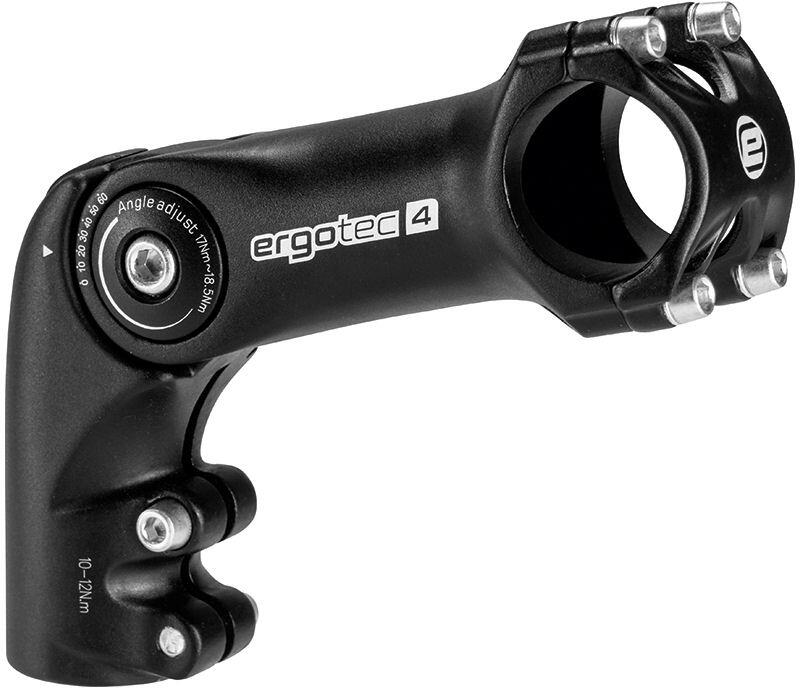 ERGOTEC OCTOPUS 2 Verstellbarer Vorbau 0/60 31.6mm Schwarz 2/2