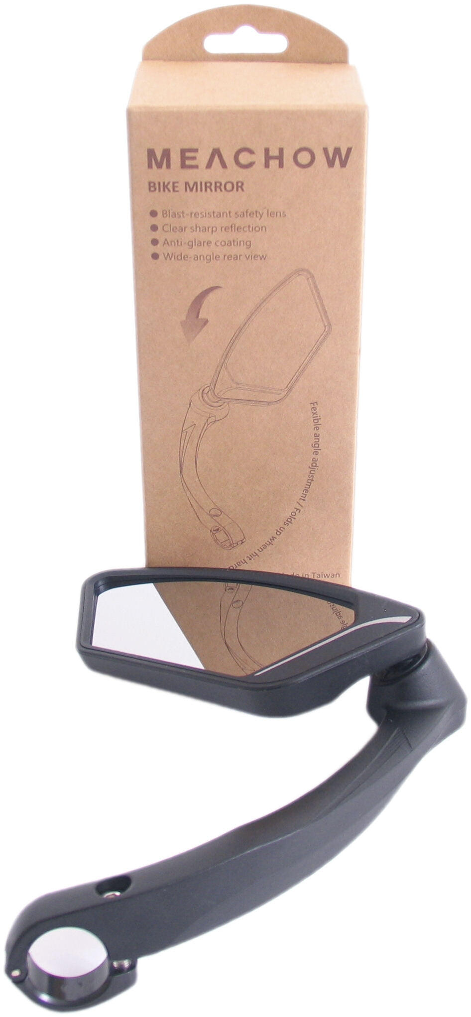 Miroir multifonction pour guidon de vélo électrique - Noir 4/4