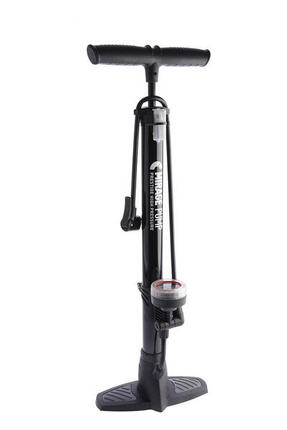 Pompe à vélo Mirage en acier avec compteur et tête double