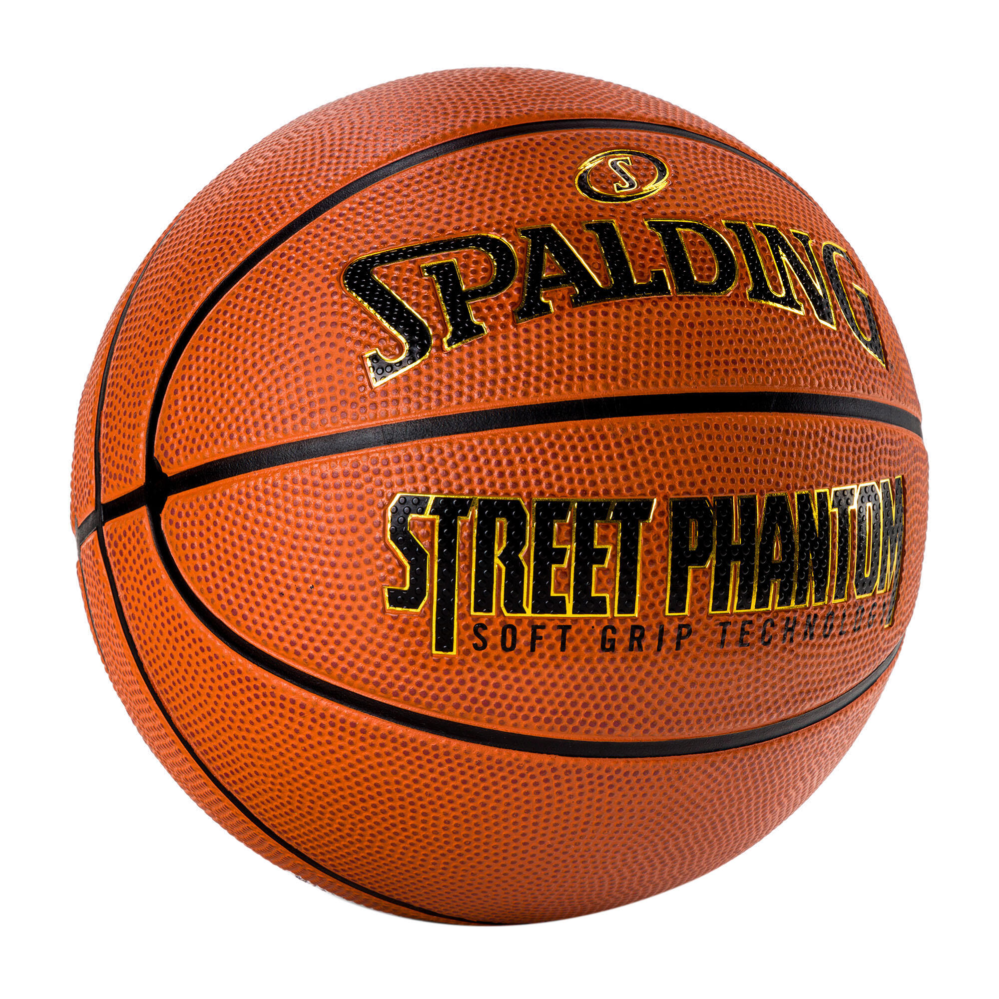 Oranje Spalding Phantom-basketbal maat 6 4/4