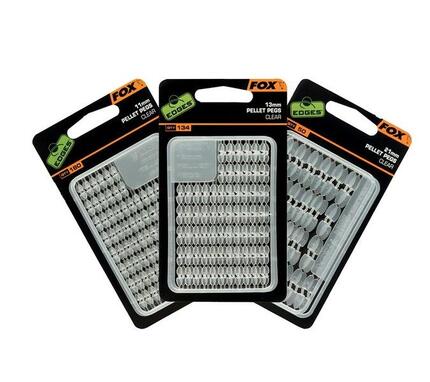 FOX Edges Pellet Pegs 13mm Clear
