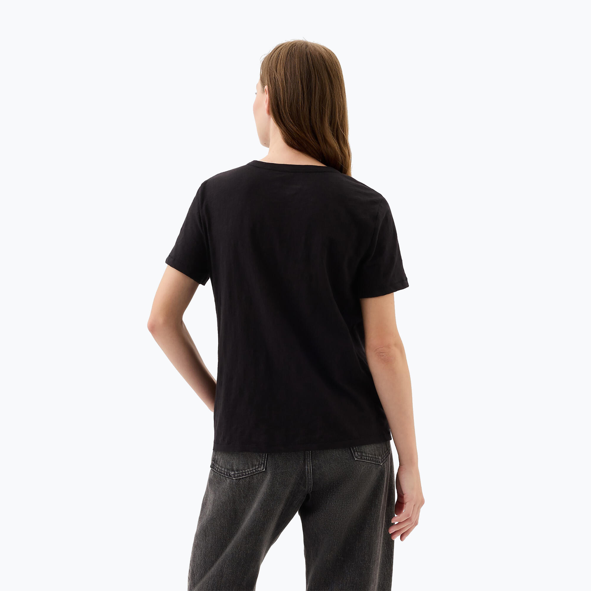T-shirt femme GAP Logo Slub Tee 2/5