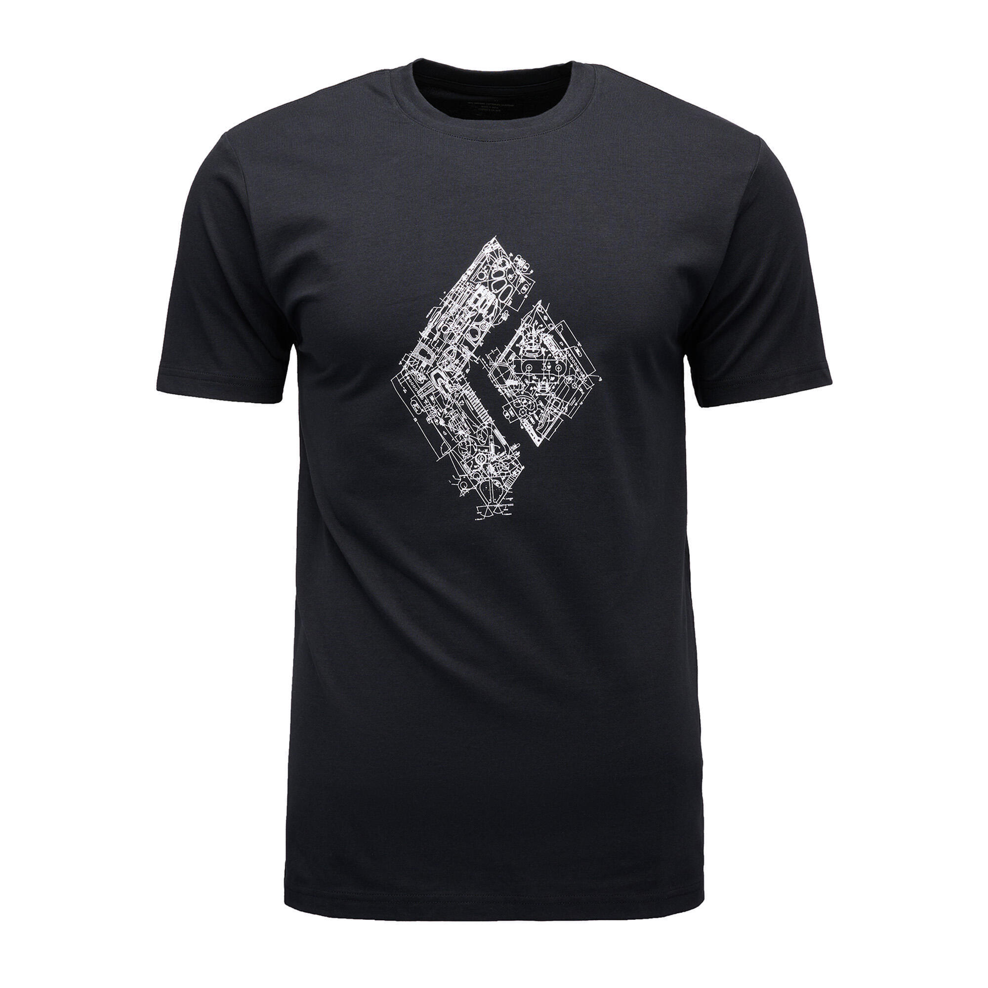Koszulka bawełniana męska Black Diamond Engineered Diamond SS Tee 5/5