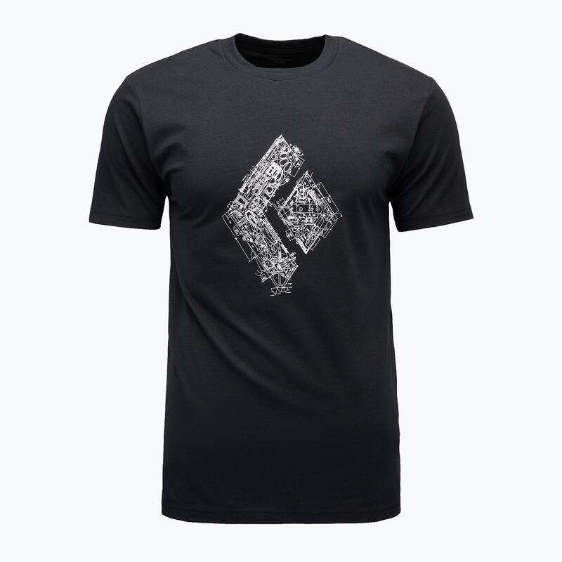 Koszulka bawełniana męska Black Diamond Engineered Diamond SS Tee