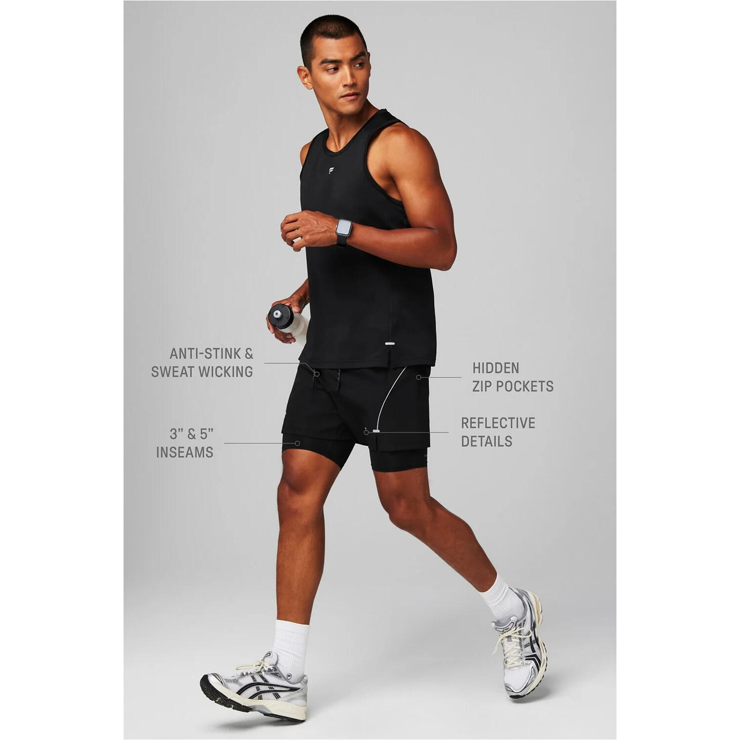 Korte dubbelendig Fabletics The Kadence 7/7