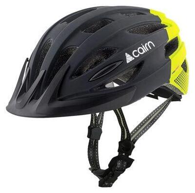 Cairn fusion usb led-helm zwart/geel