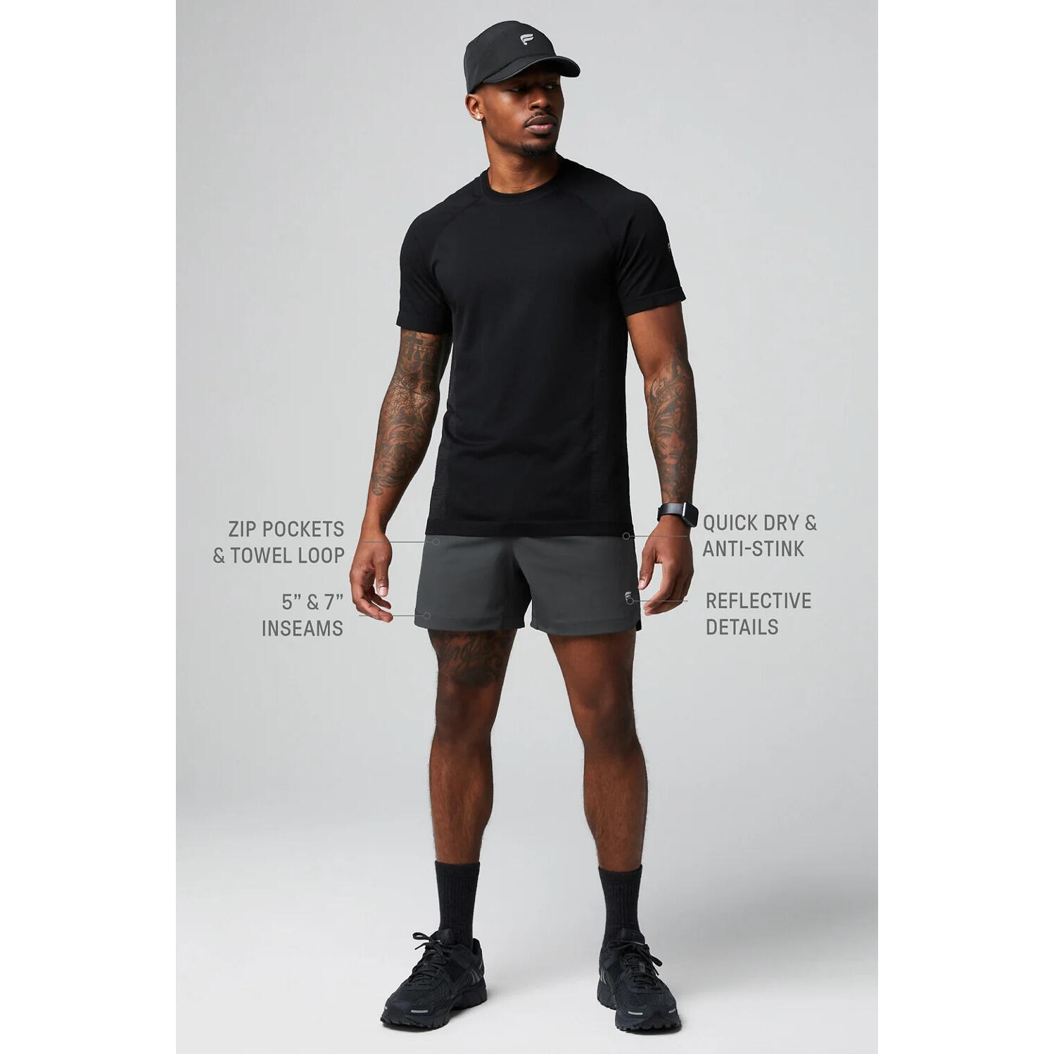 Short doublé Fabletics The One 5" 6/7