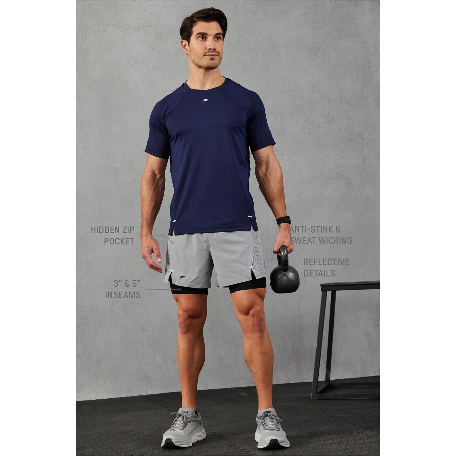 Short doublé Fabletics The Kadence 4/7