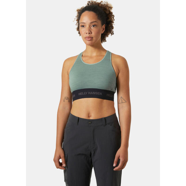 Pull Thermique Femme Helly Hansen En Laine Stretch - Taille L - Multicolore - Occasion En Excellent état