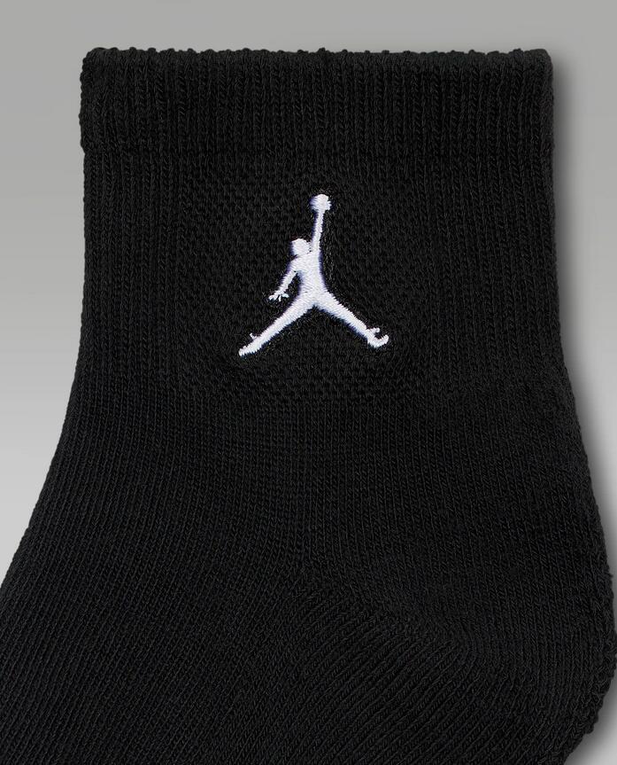 Sei paia di calzini jordan everyday essentials - nero 4/4