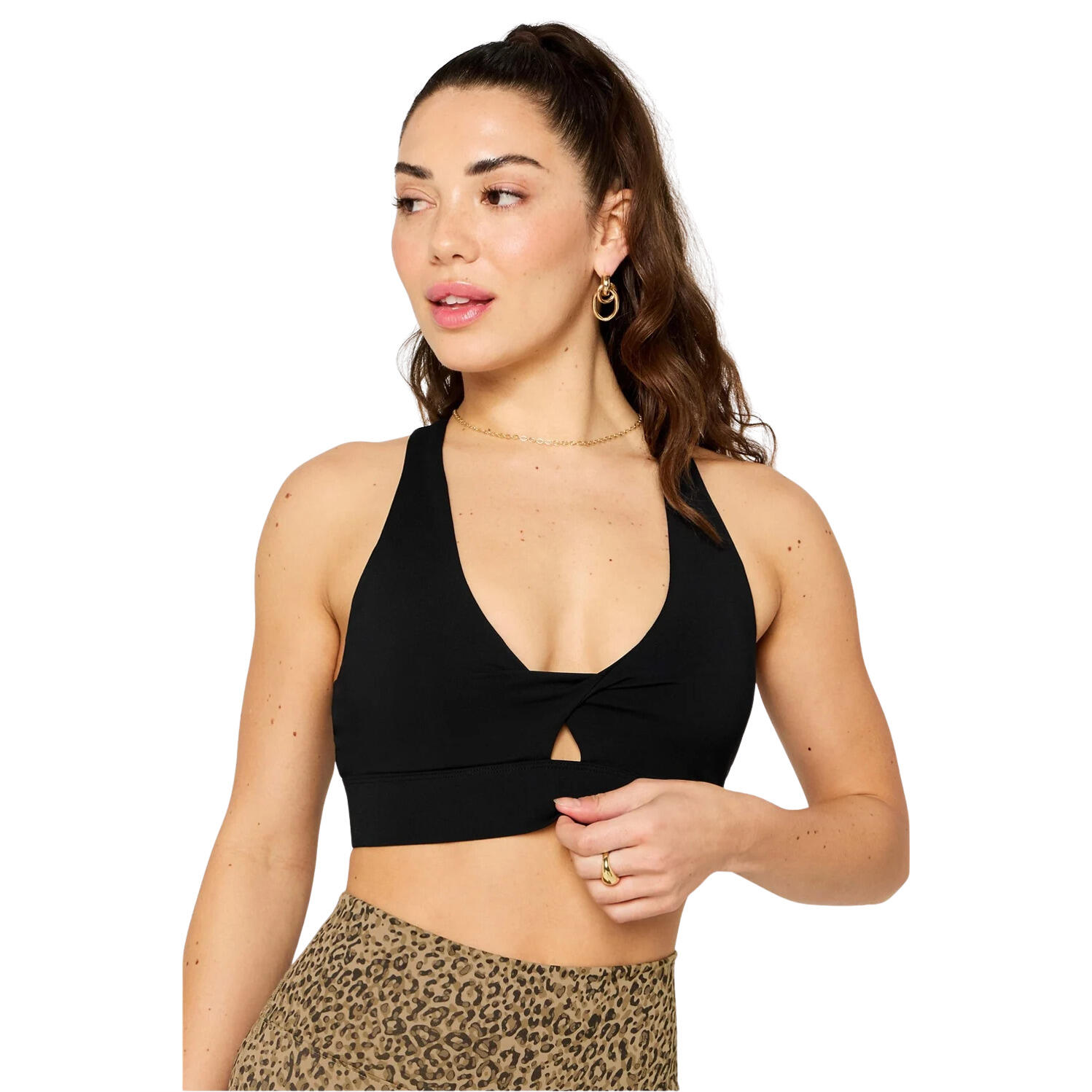 Fabletics - Brassière Femme Fabletics Oasis Twist - Brassière - Noir - 34 2xs - Decathlon