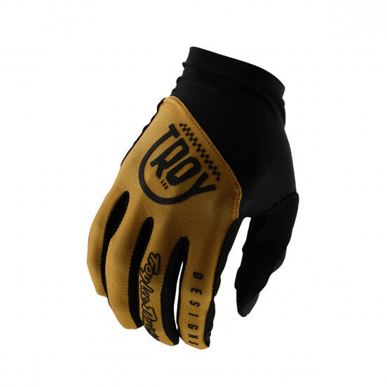 Tld - Troy Lee Designs - Gants Troy Lee Flowline  Gold - Gants - Jaune|noir|orange - S - Decathlon