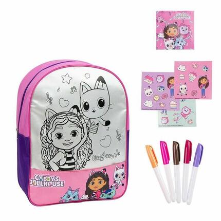 Sac à dos enfant Gabby's Dollhouse Rose