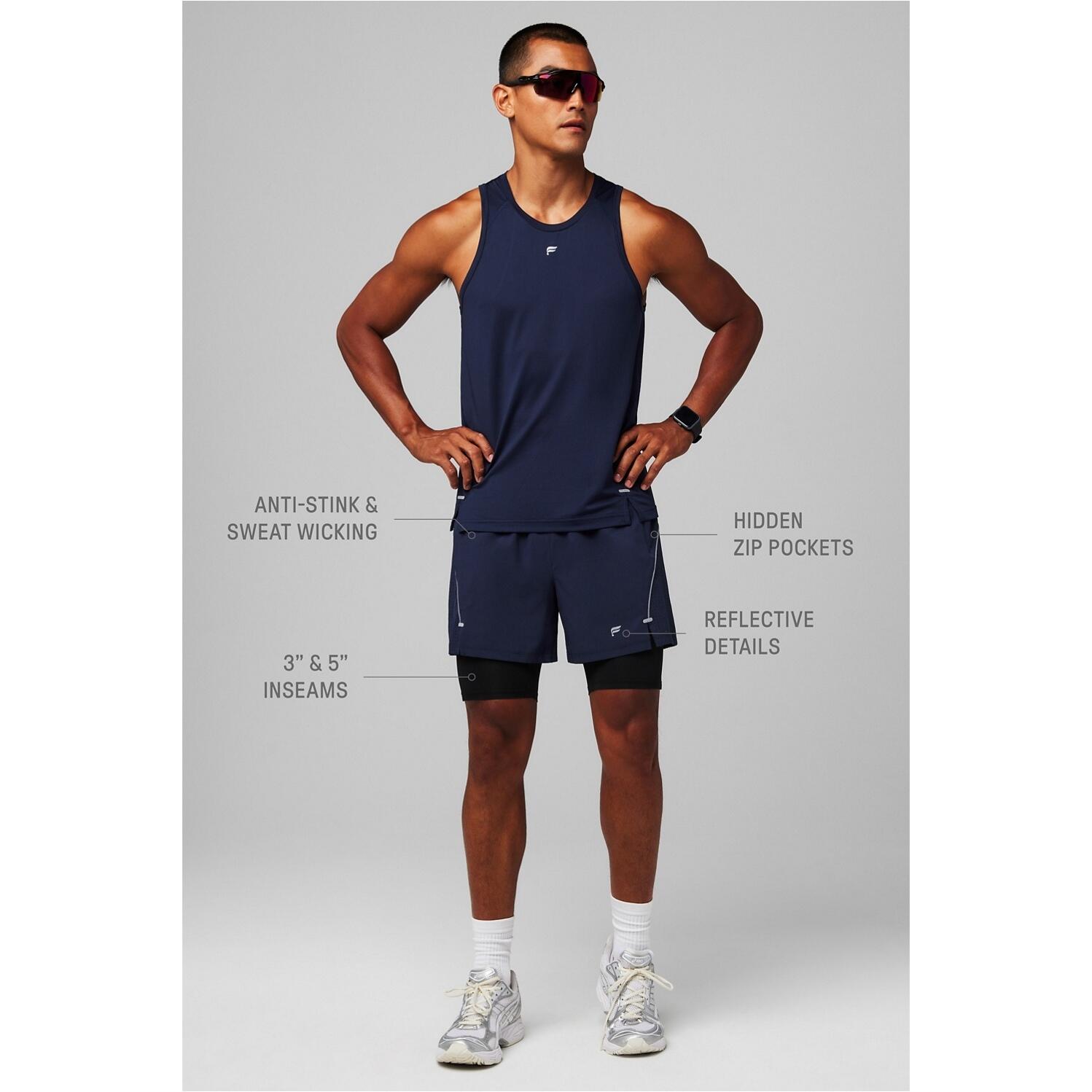 Korte dubbelendig Fabletics The Kadence 5/7