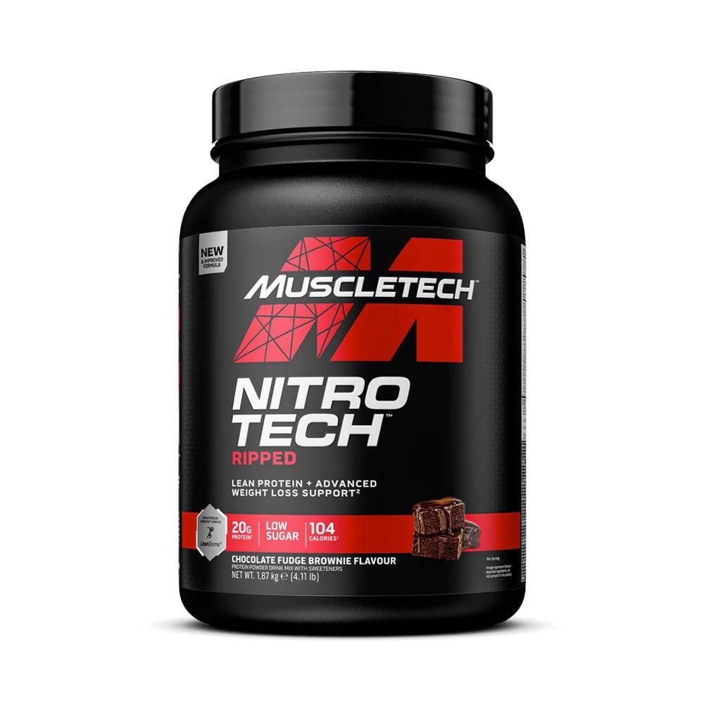 MUSCLETECH Wei-eiwit - Nitro-tech Geript (1,8kg) - Brownie