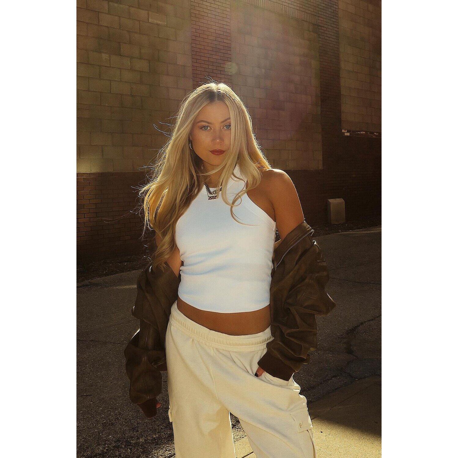 Canottiera da donna a coste Fabletics | Decathlon