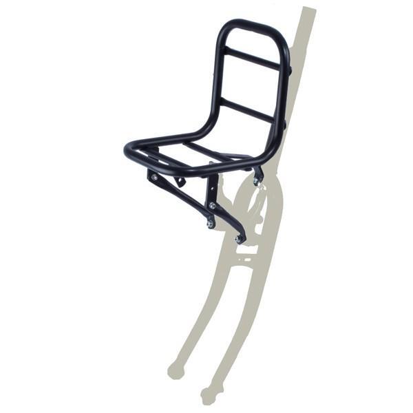 Portador Delantero V-Brake para Bicicletas de 20 a 28 Pulgadas - Acero Negro 2/5