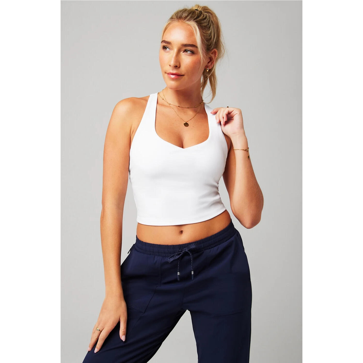 Crop-Top mit integrierter Bustiers für Damen Fabletics Anywhere 2/6