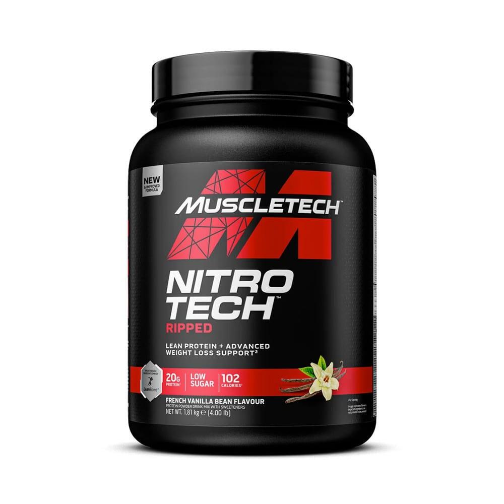 MUSCLETECH Proteine Del Siero Di Latte - Nitro-tech Strappato (1,8 Kg) - Vaniglia