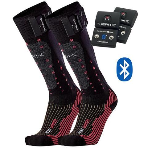 Chaussettes Chauffantes Rechargeables 5V 10000mAh – 4 Niveaux De Chaleur, Lavables, Idéales Ski, Rando, Pêche