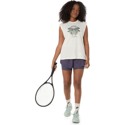 Dames mouwloos t-shirt asics game graphic