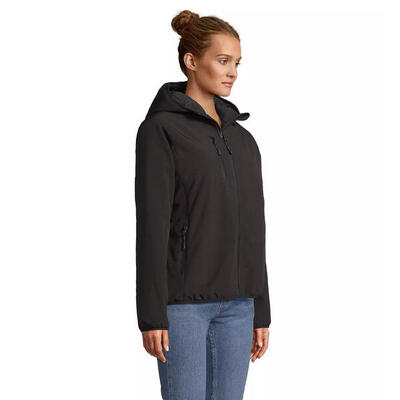 Softshell parka voor dames sol's falcon padded