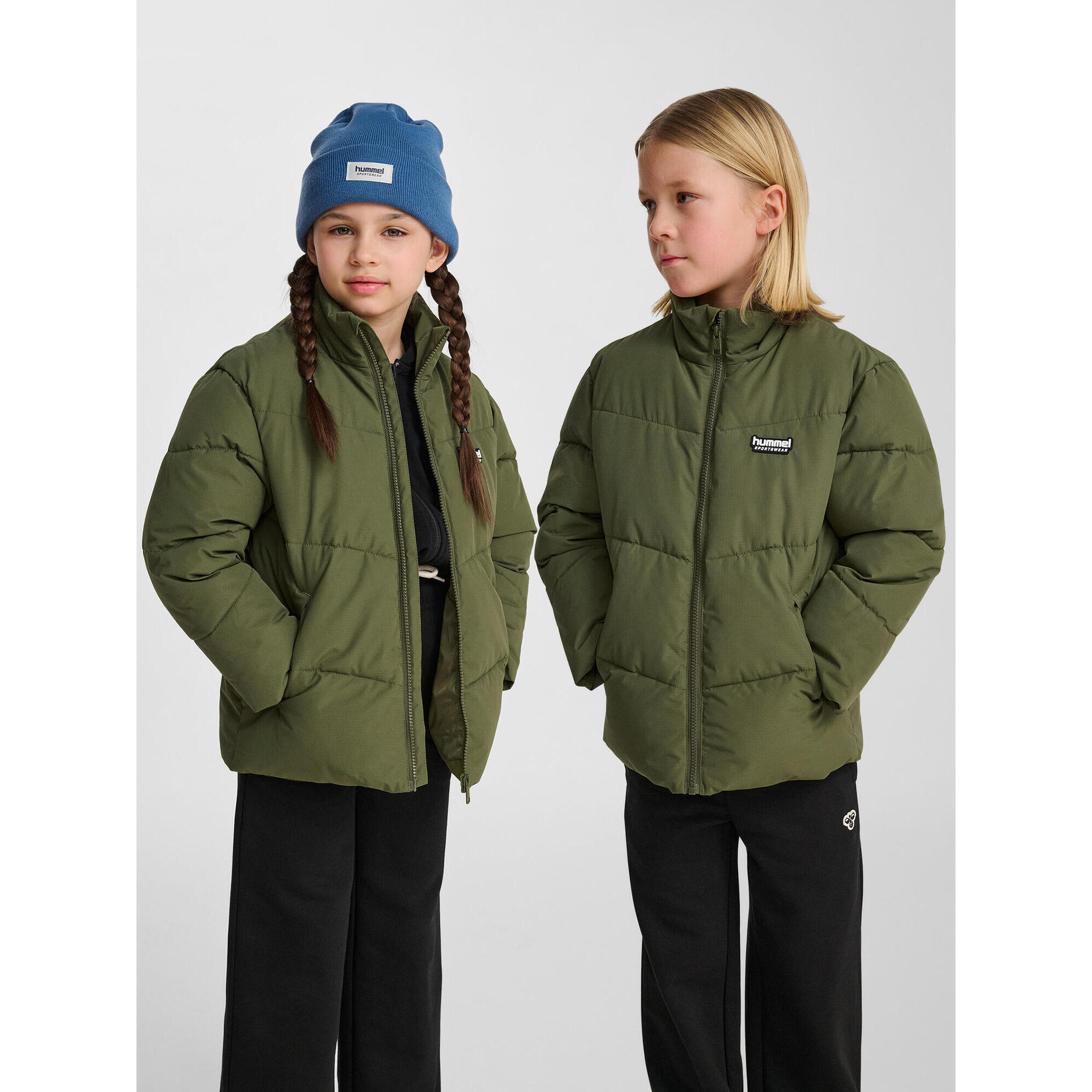 Hummel - Fermeture Éclair Combinaison Hmljr Puffer Enfant Hummel - Veste - Vert - Decathlon