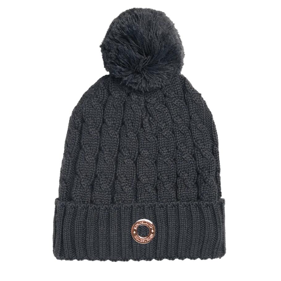 KINGSLAND Kingsland Klsemira Ladies Cable Knitted Hat Blauw -
