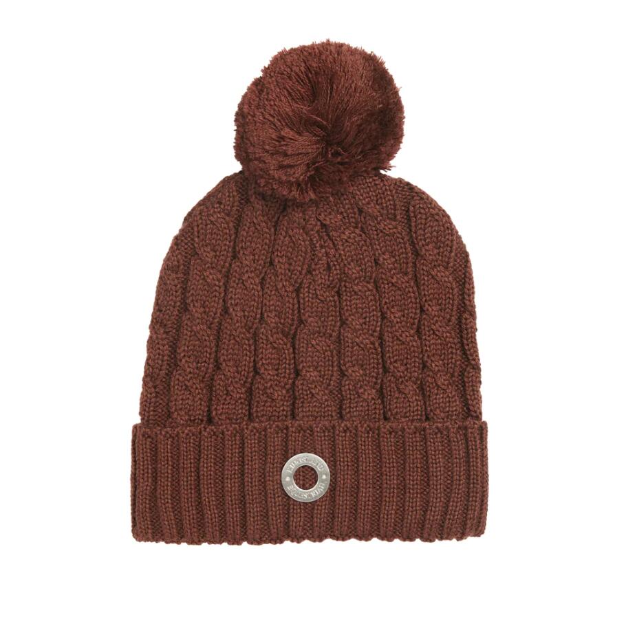 KINGSLAND Kingsland Klsemira Ladies Cable Knitted Hat Geel -