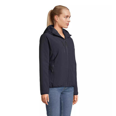 Softshell parka voor dames sol's falcon padded