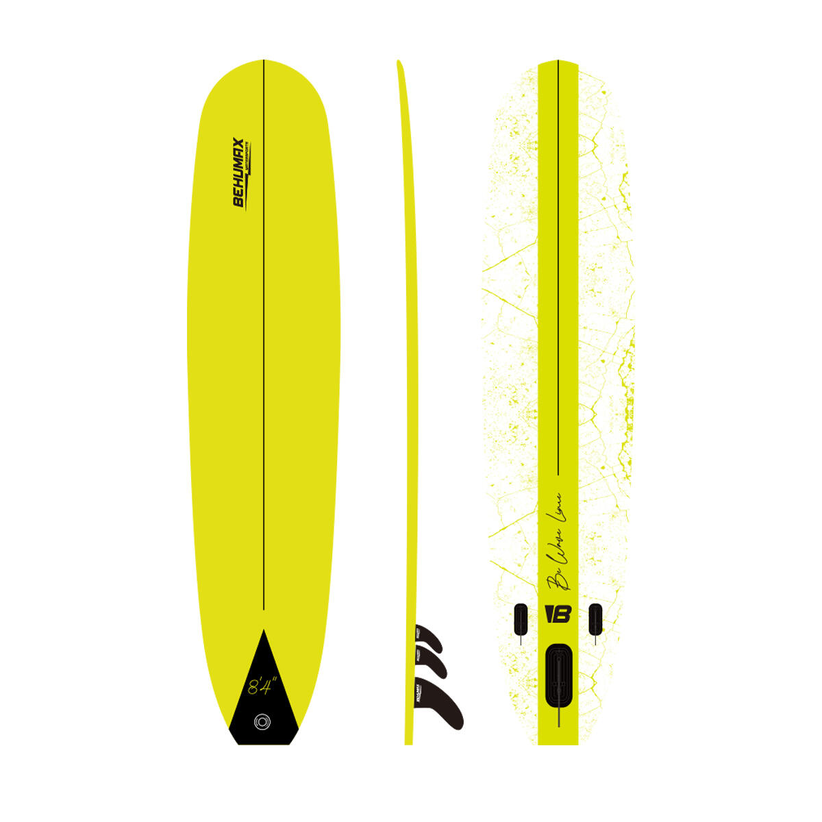 Prancha de surf evolutive be wave lime 8’4” behumax