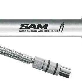 SKS Sam M Precision Suspension Pump with Pressure Gauge