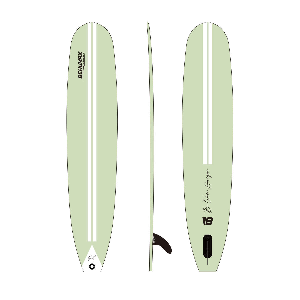 Prancha de surf be wave horizon 9'4′′ longboard behumax