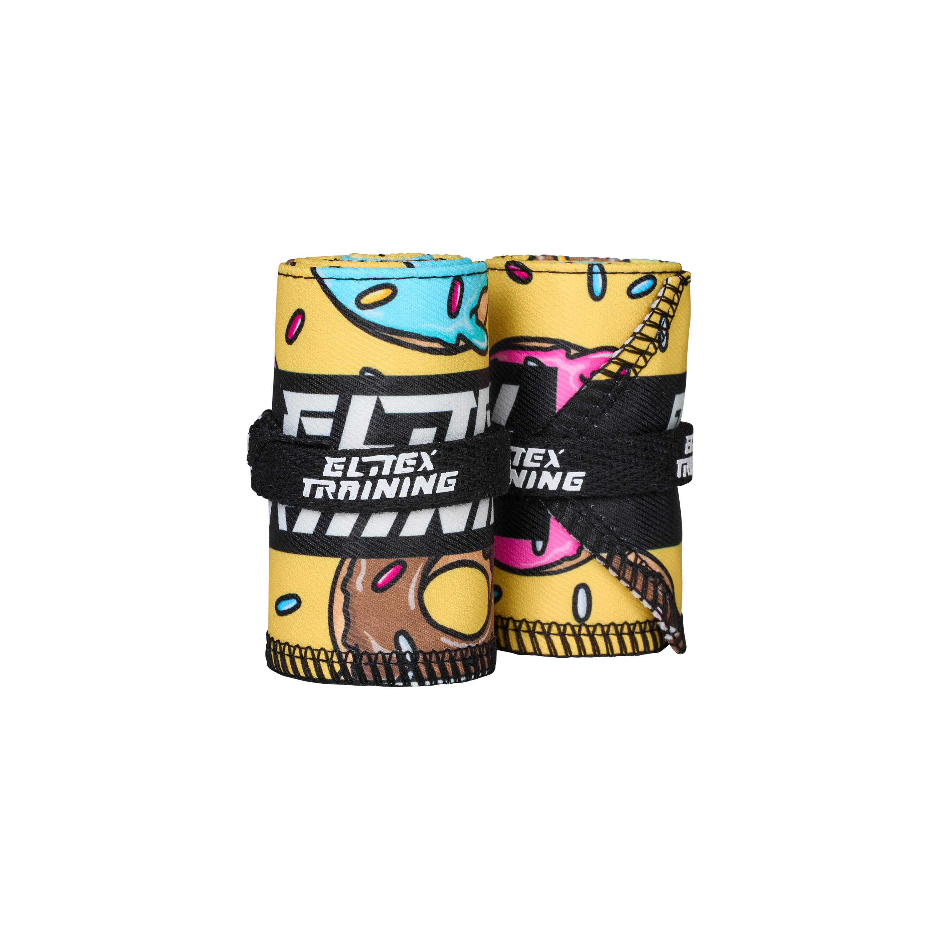 Pulseiras de tecido para cross training e levantamento de peso - Donuts 2/4
