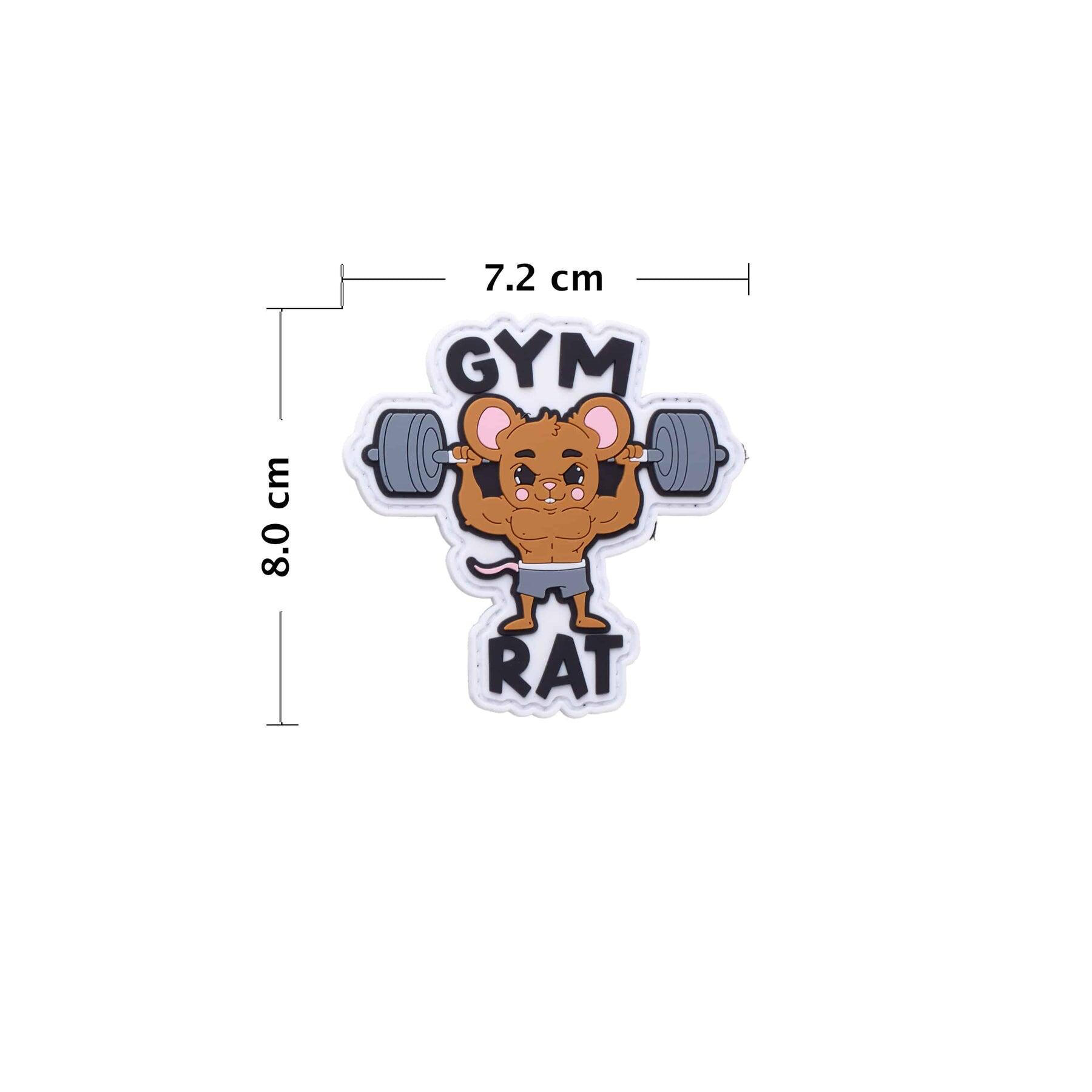 Patch Elitex Training Gym Rat  Pvc Velcro per Zaini 3/3