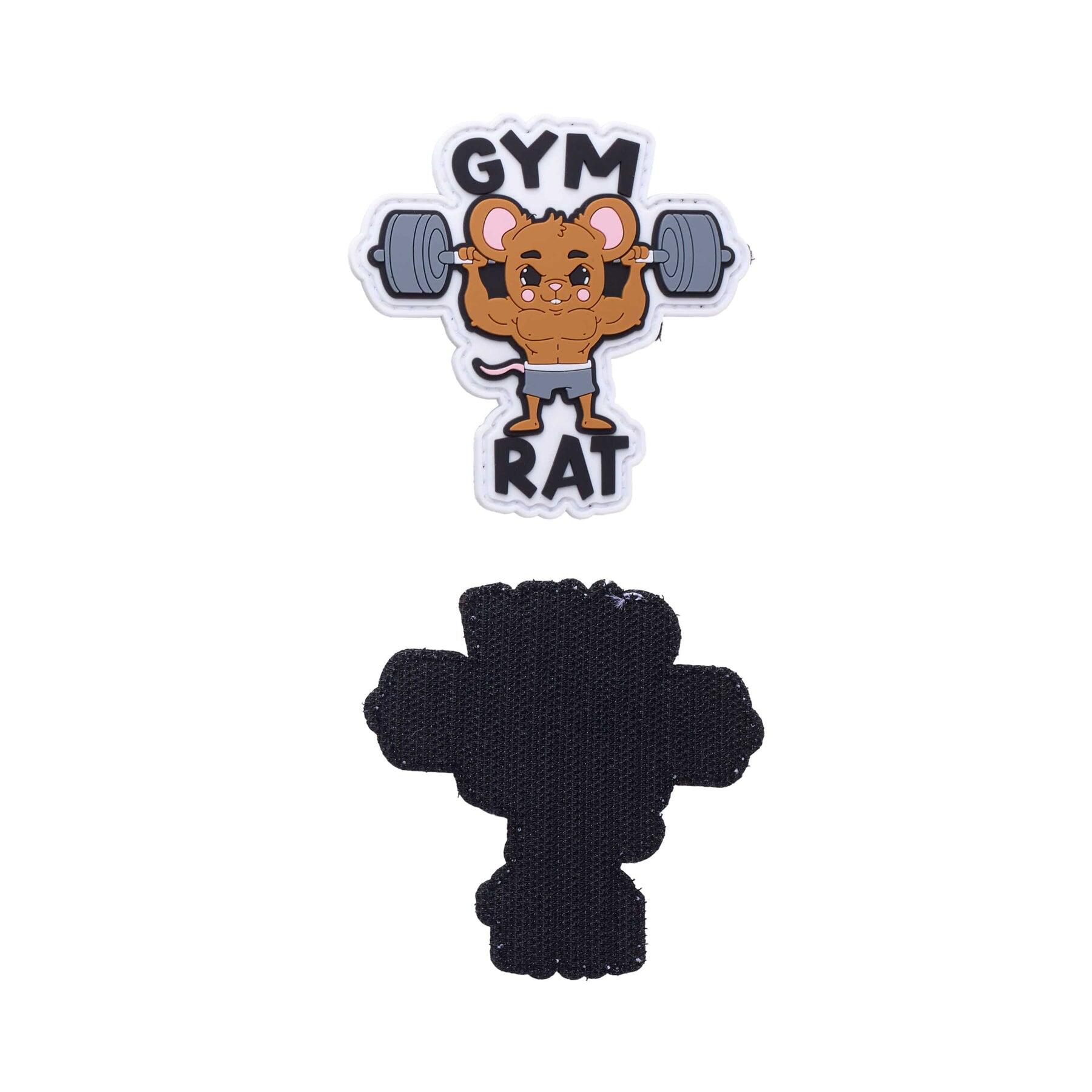 Patch Elitex Training Gym Rat  Pvc Velcro per Zaini 2/3