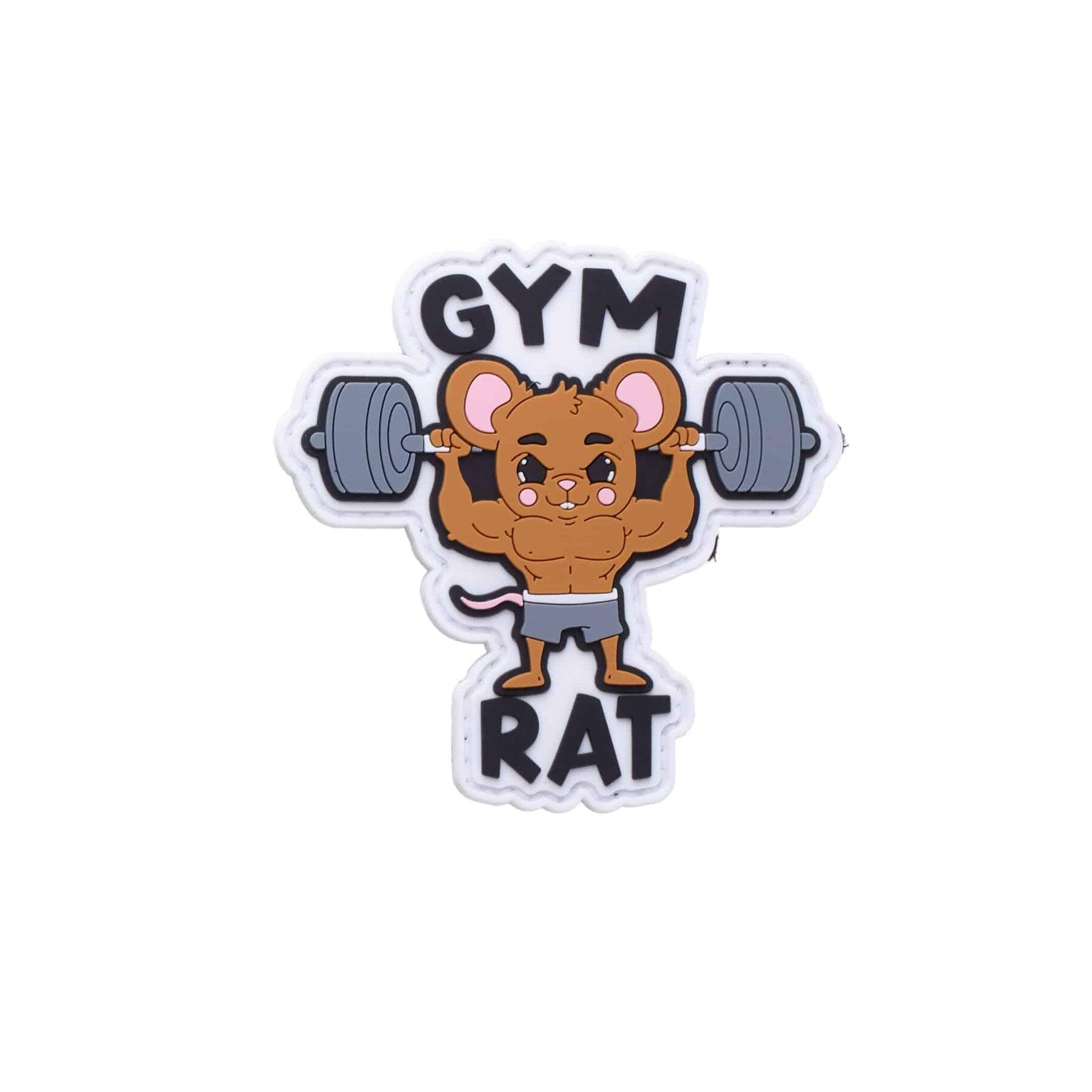 ELITEX TRAINING Velcro nášivka Gym Rat PVC