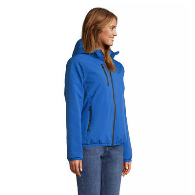 Softshell parka voor dames sol's falcon padded
