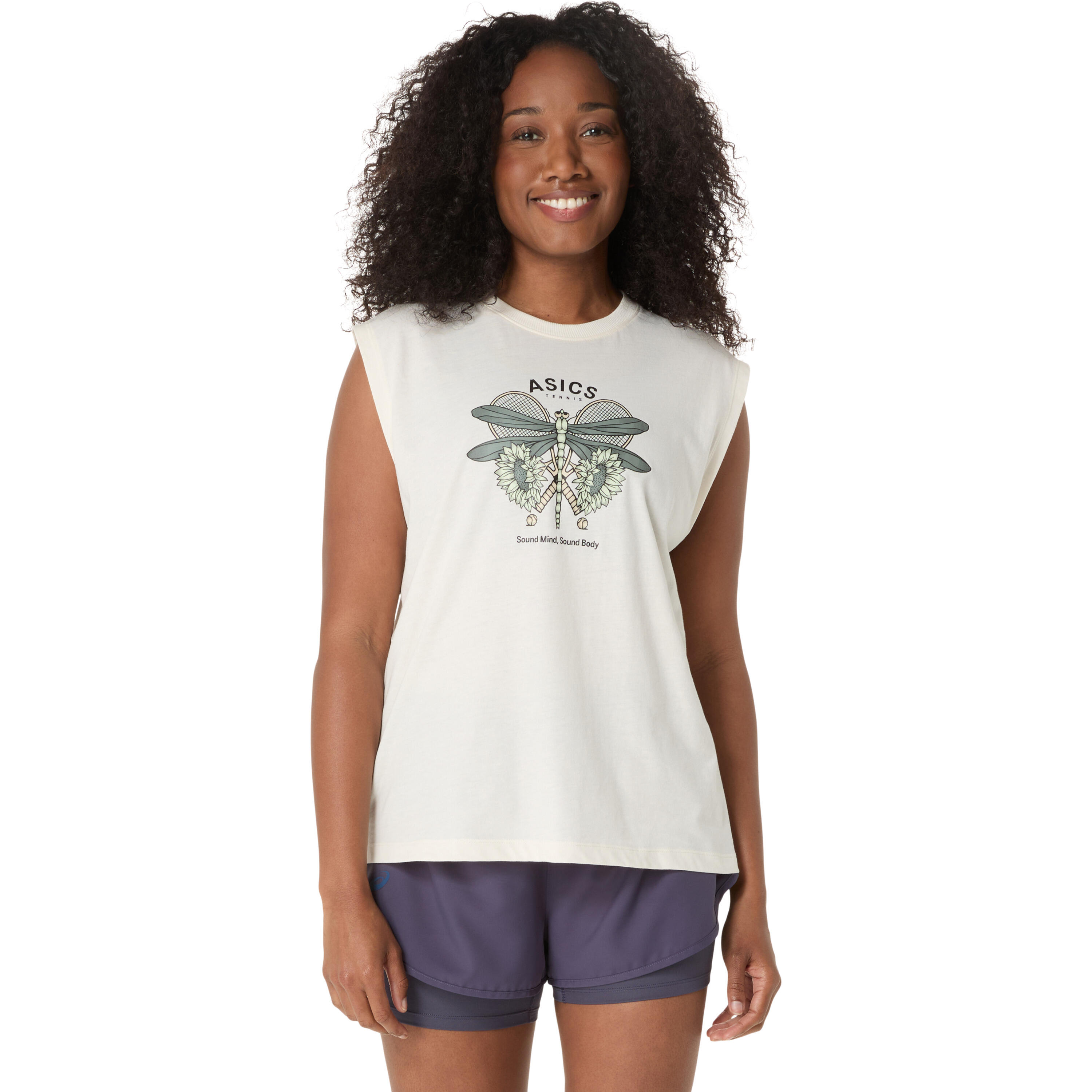 T-shirt da donna senza maniche Asics Game Graphic 4/7