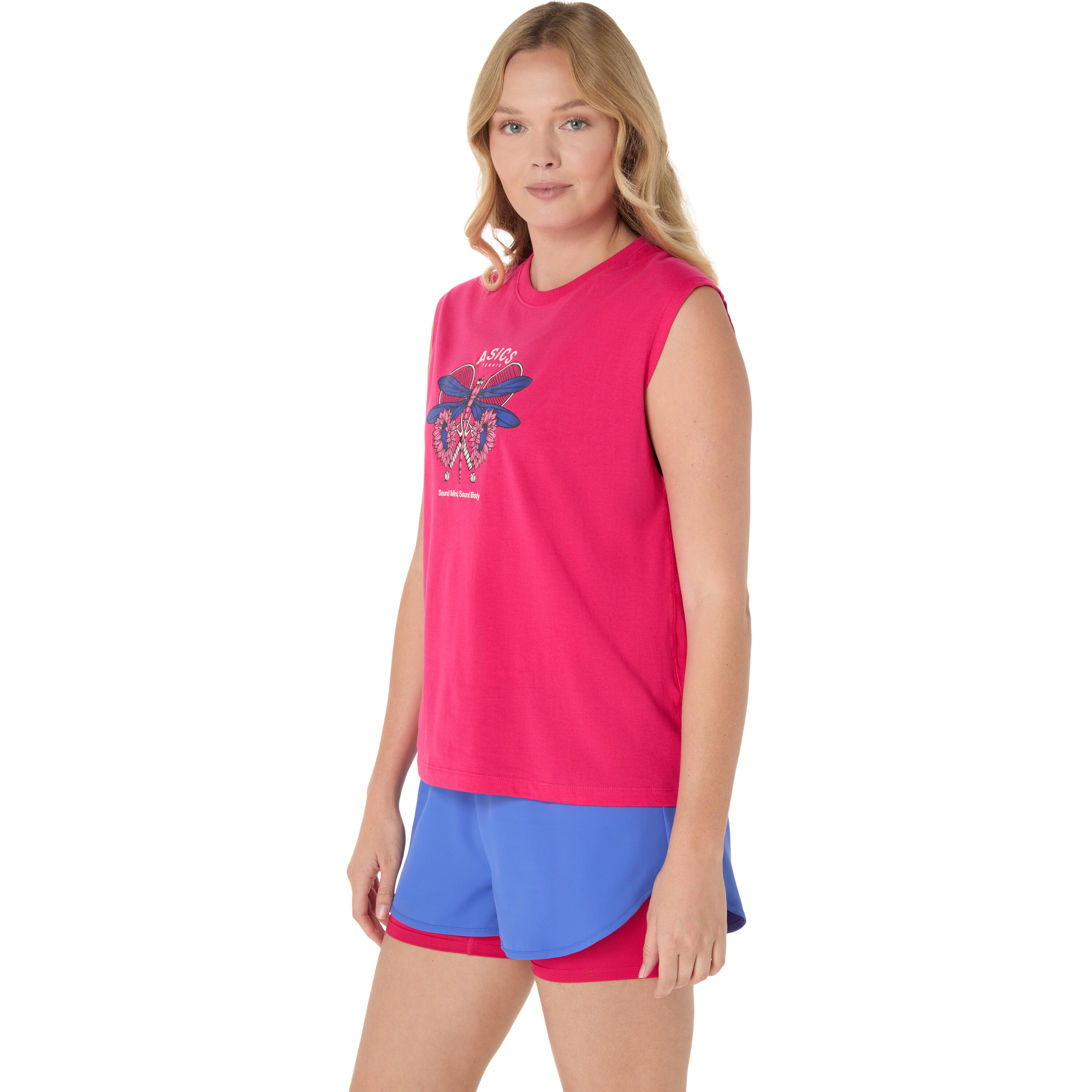T-shirt da donna senza maniche Asics Game Graphic 3/7