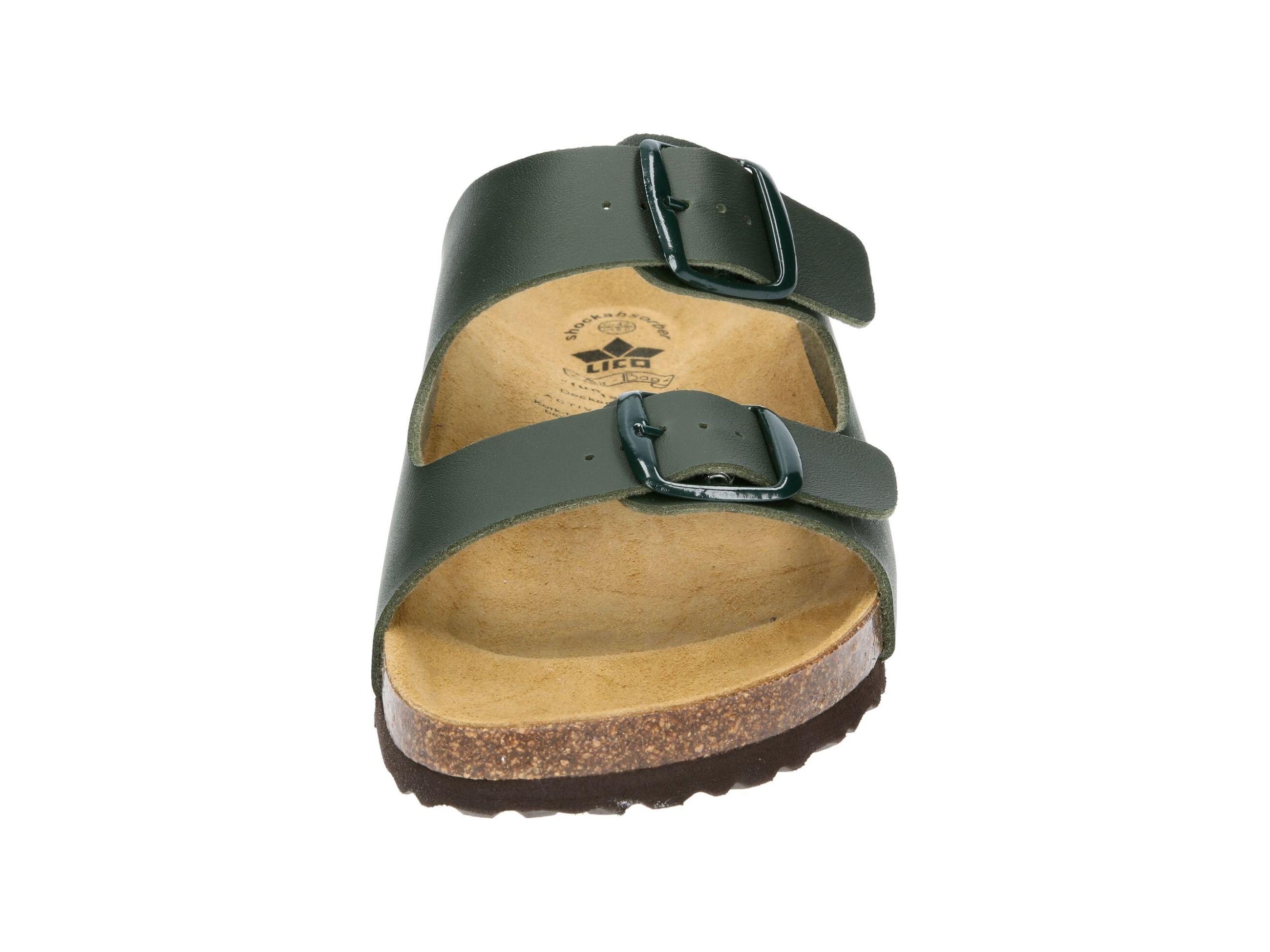 Pantolette Herren Schnallen LICO Bioline Man 3/6