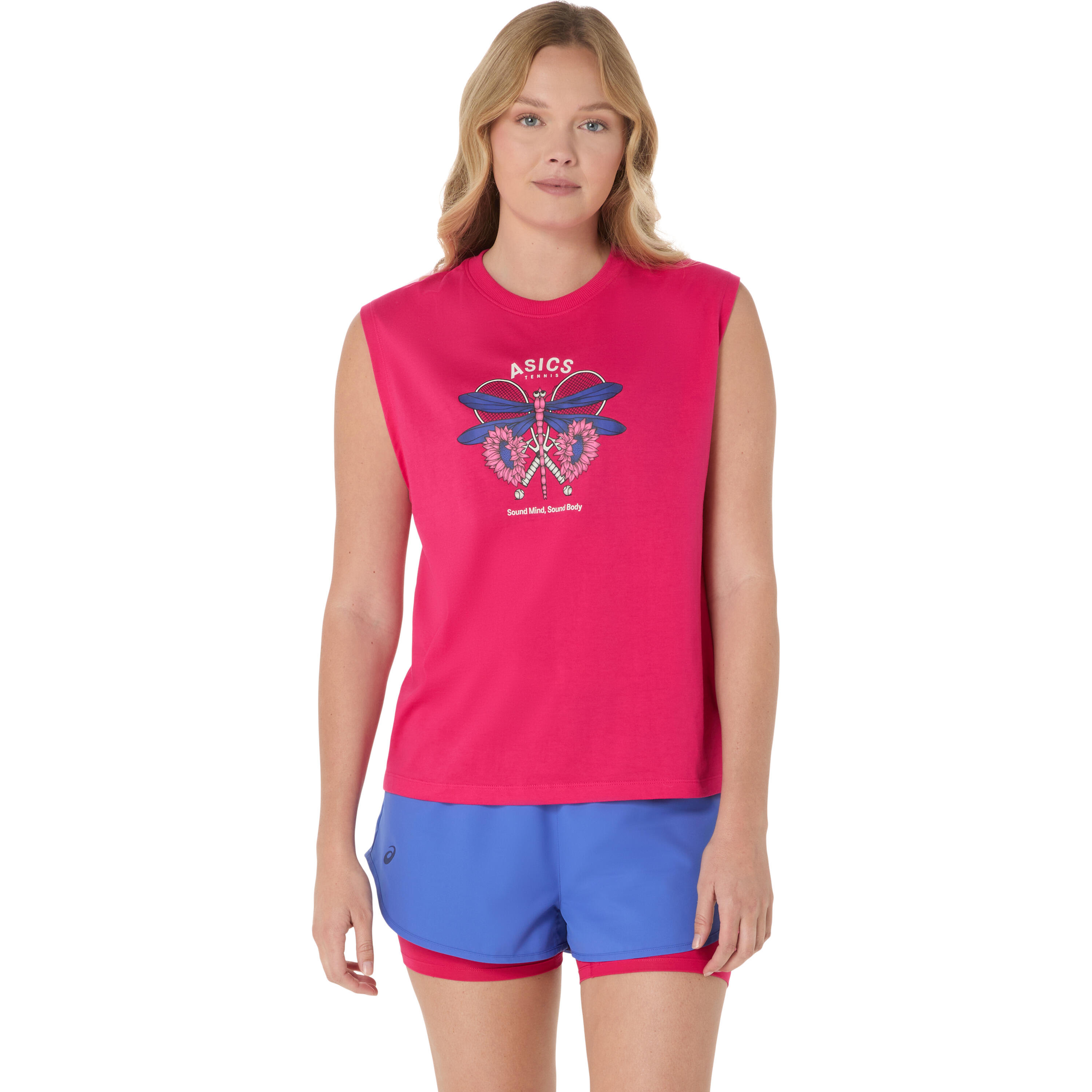 T-shirt da donna senza maniche Asics Game Graphic 4/7