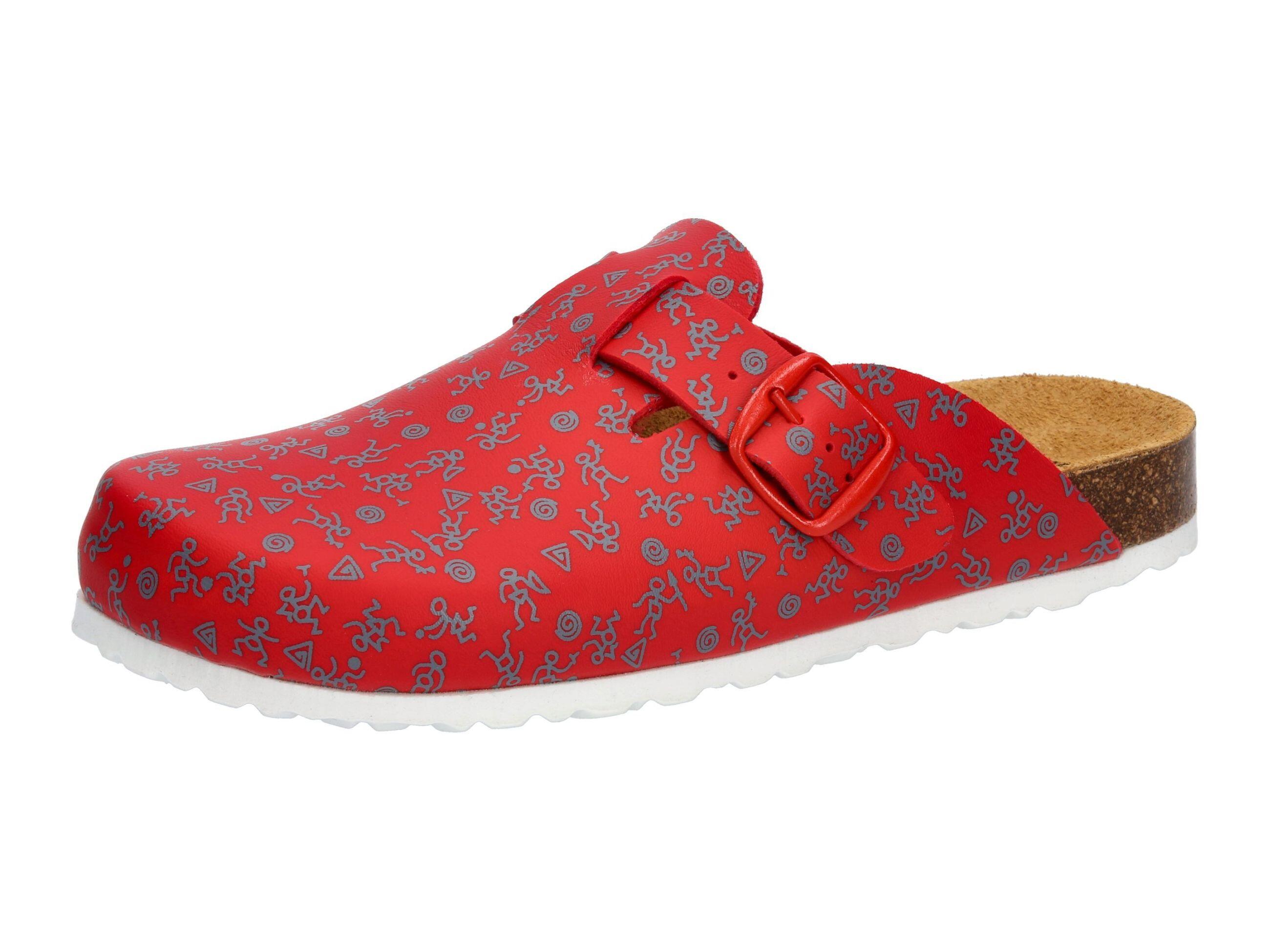 LICO Mule LICO Bioline Clog Print women's synthetic buckles leather EVA