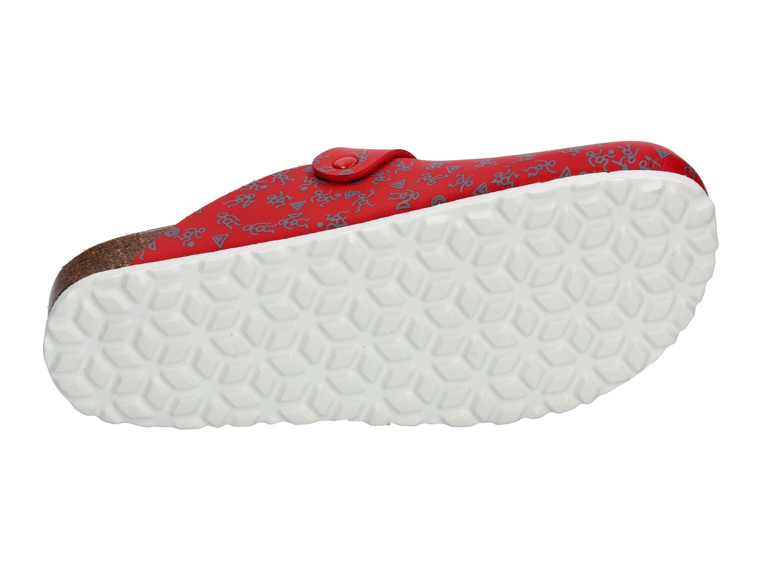 Pantolette Damen Schnallen LICO Bioline Clog Print 6/6