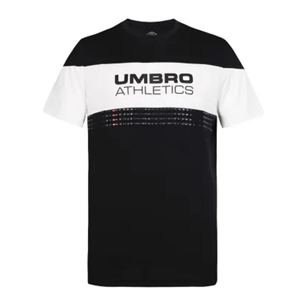 T-Shirt Marine/Blanc Garçon Umbro Poly 1/2