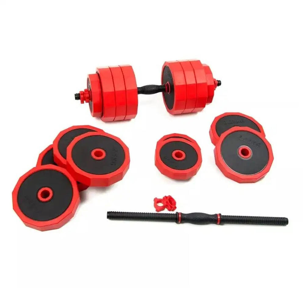 KIT 3 EN 1 BARRE/HALTÈRES/KETTLEBELL (40KG) 3/7
