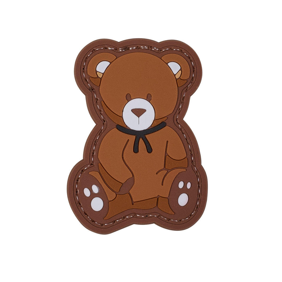 Patch de velcro teddy bear pvc para mochilas