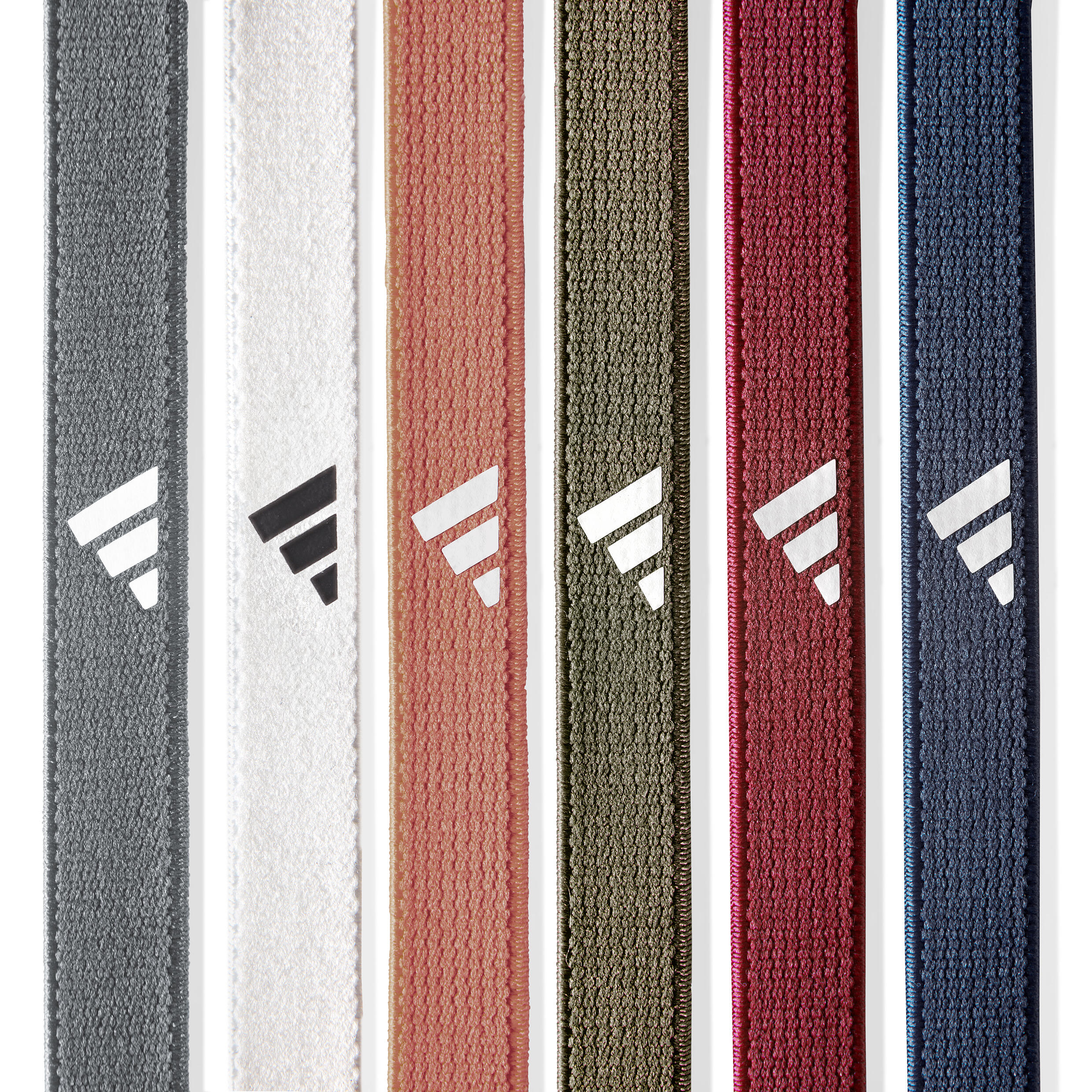 Hairbands - Grey, White, Clay, Olive, Red, Navy 2/4